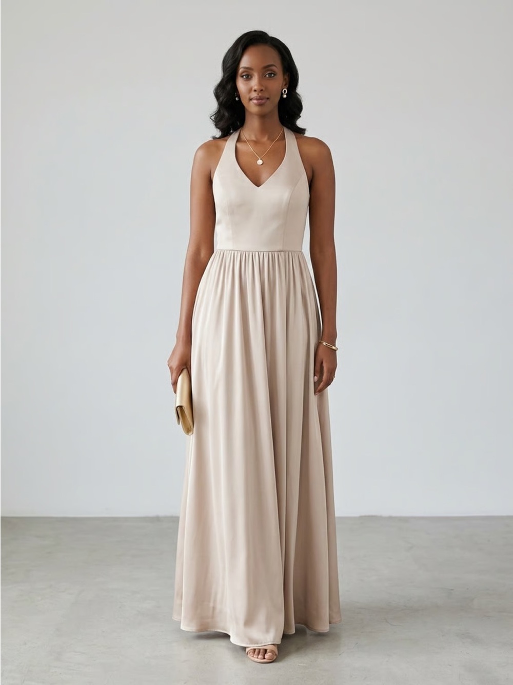 white by vera wang halter dress Vintage Vera Wang White Dress